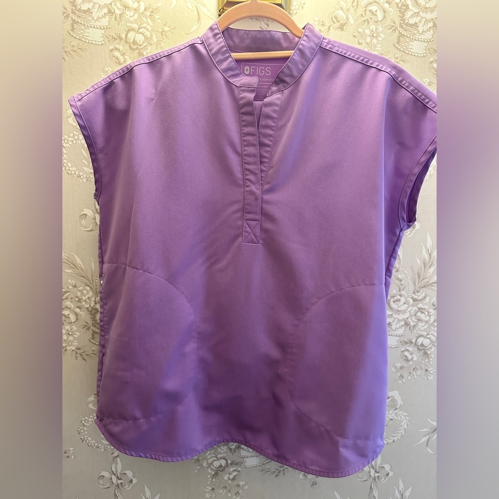 Figs lilac dawn rafaela top xs